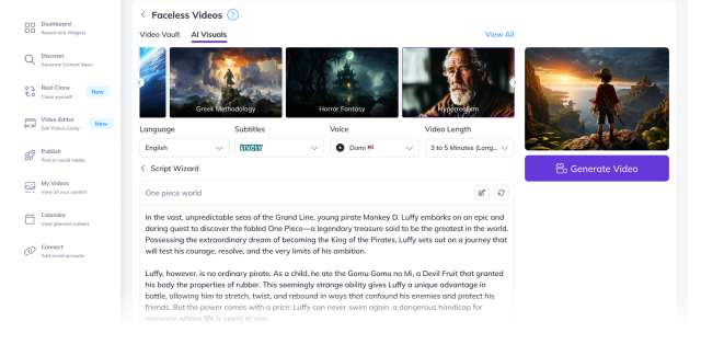 Faceless YouTube Content